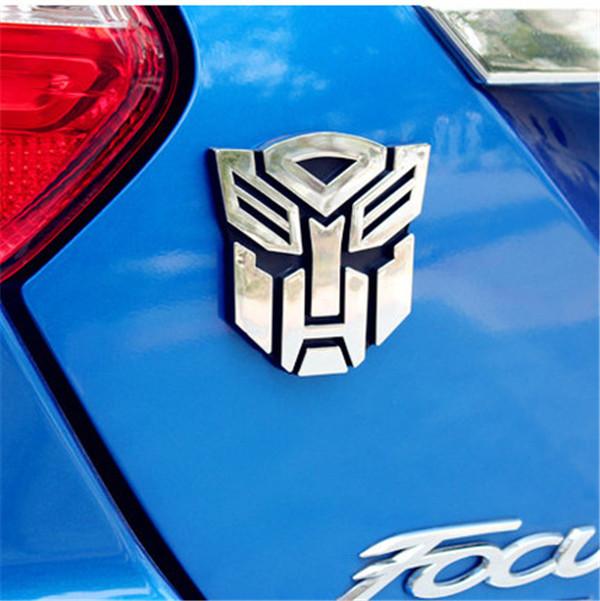 2pcs Transformers Decepticons Car Sticker 3d Logo Windshield Car