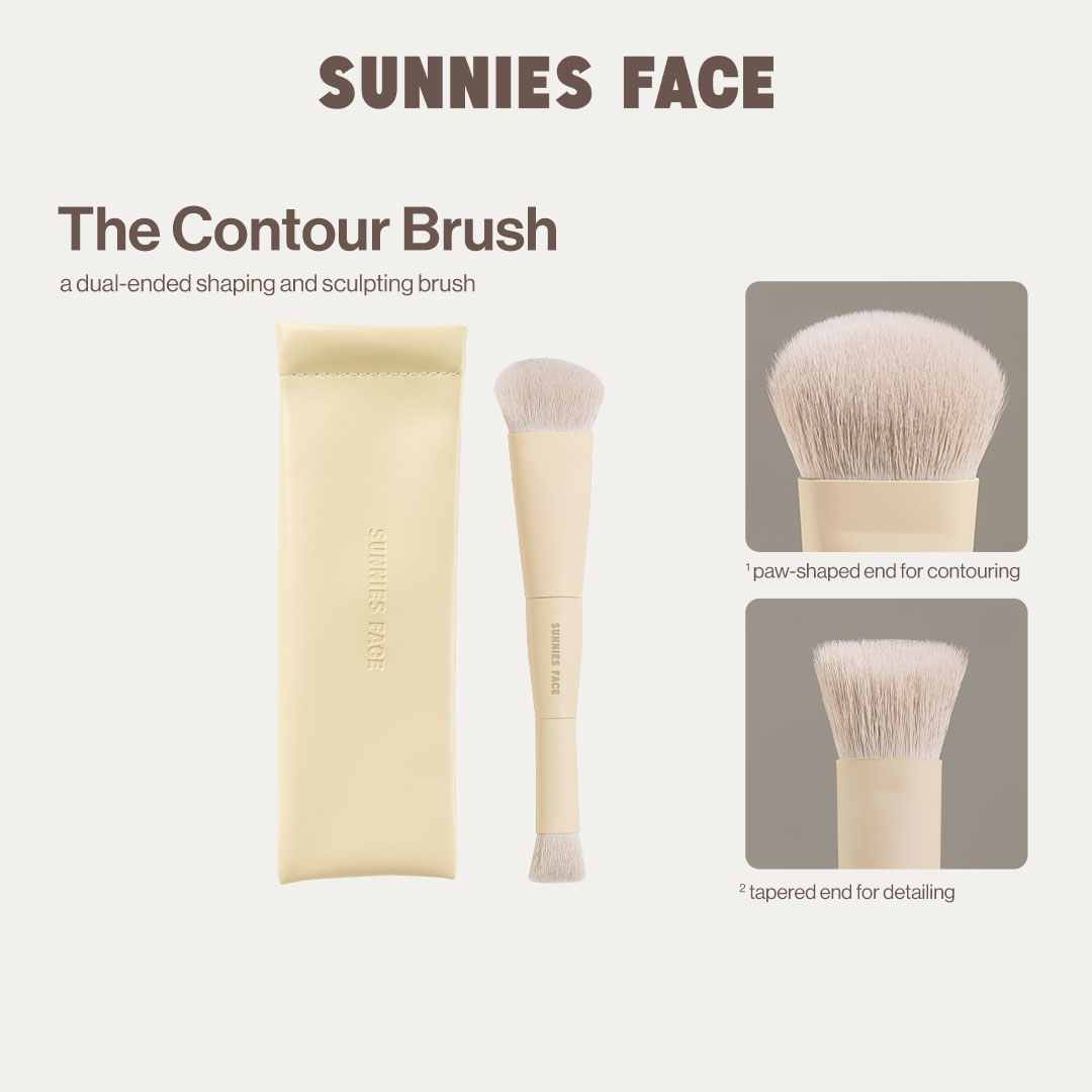 Discount on Sunnies Face  shoes - SKU: Sunnies Face The Contour Brush [Dual-Ended Shaping and Sculpting Brush]