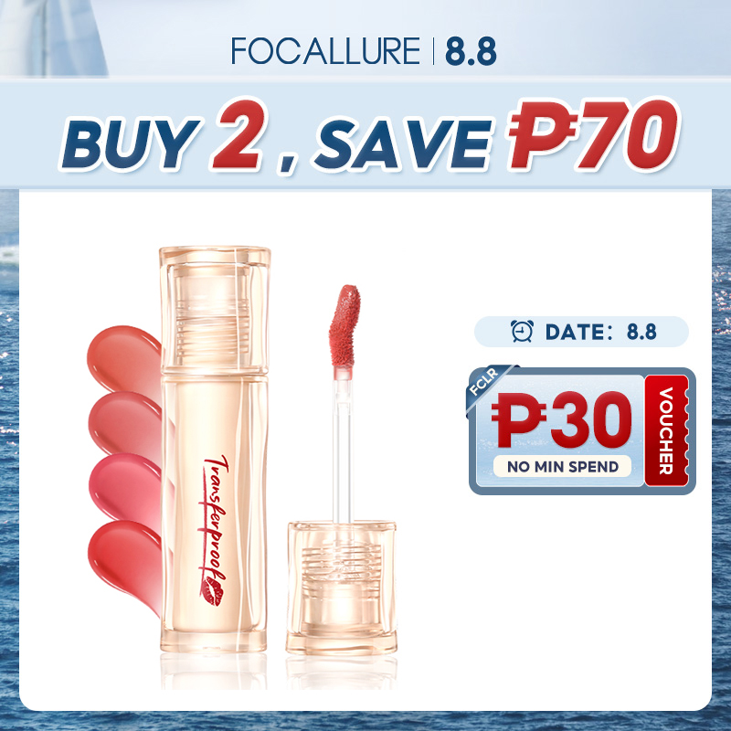 Discount on Focallure  shoes - SKU: FOCALLURE Transferproof Lip Tint Glazed Shine Glazelock Non-Smudging Moisturizng Non-Drying