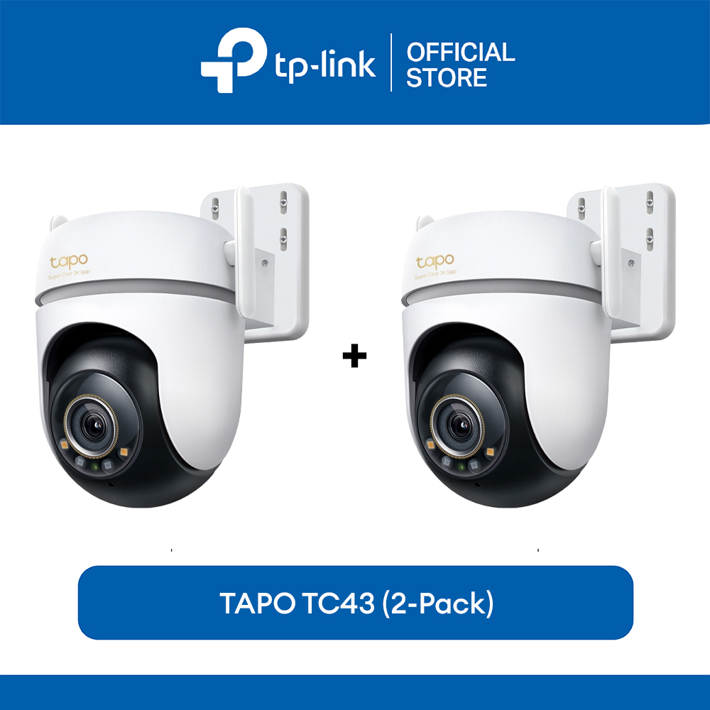 TP-Link Official Store / Tapo TC43 / 3K 5MP Outdoor Pan/Tilt AI Home WiFi IP Security Cctv Sale Camera Connect to Cellphone with Mic and Speaker - Image 4
