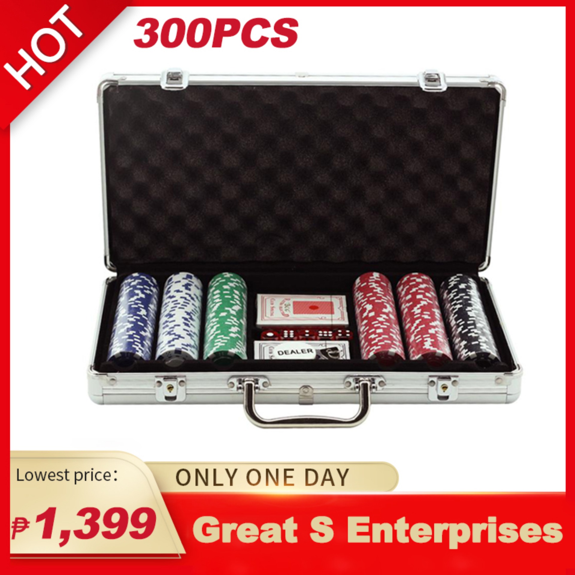 Cases Collectibles 600PCS Portable Poker Chips Suitcase Large Cases 6