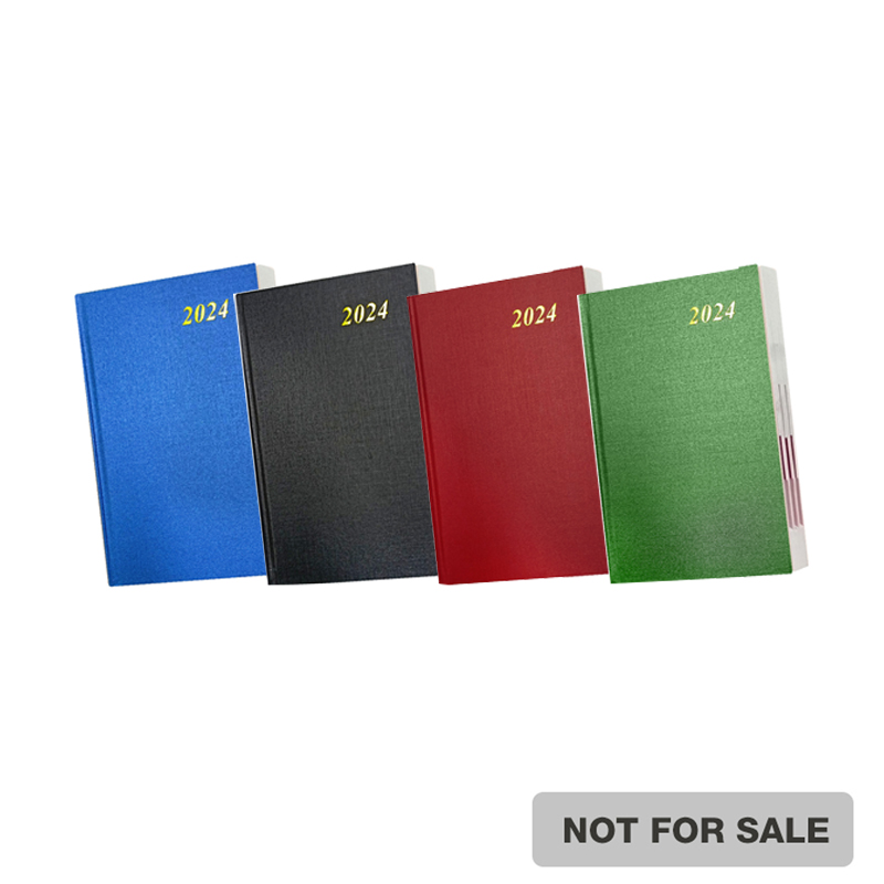 2024 Daily Planner Notebook (White Pages, 5.5 in x 8.5 in)