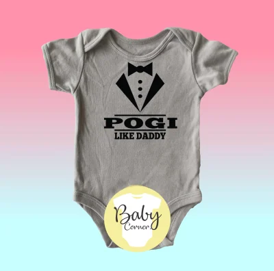 Pogi like daddy ( statement onesie / baby onesie / infant romper / infant clothing / onesie ) (6)