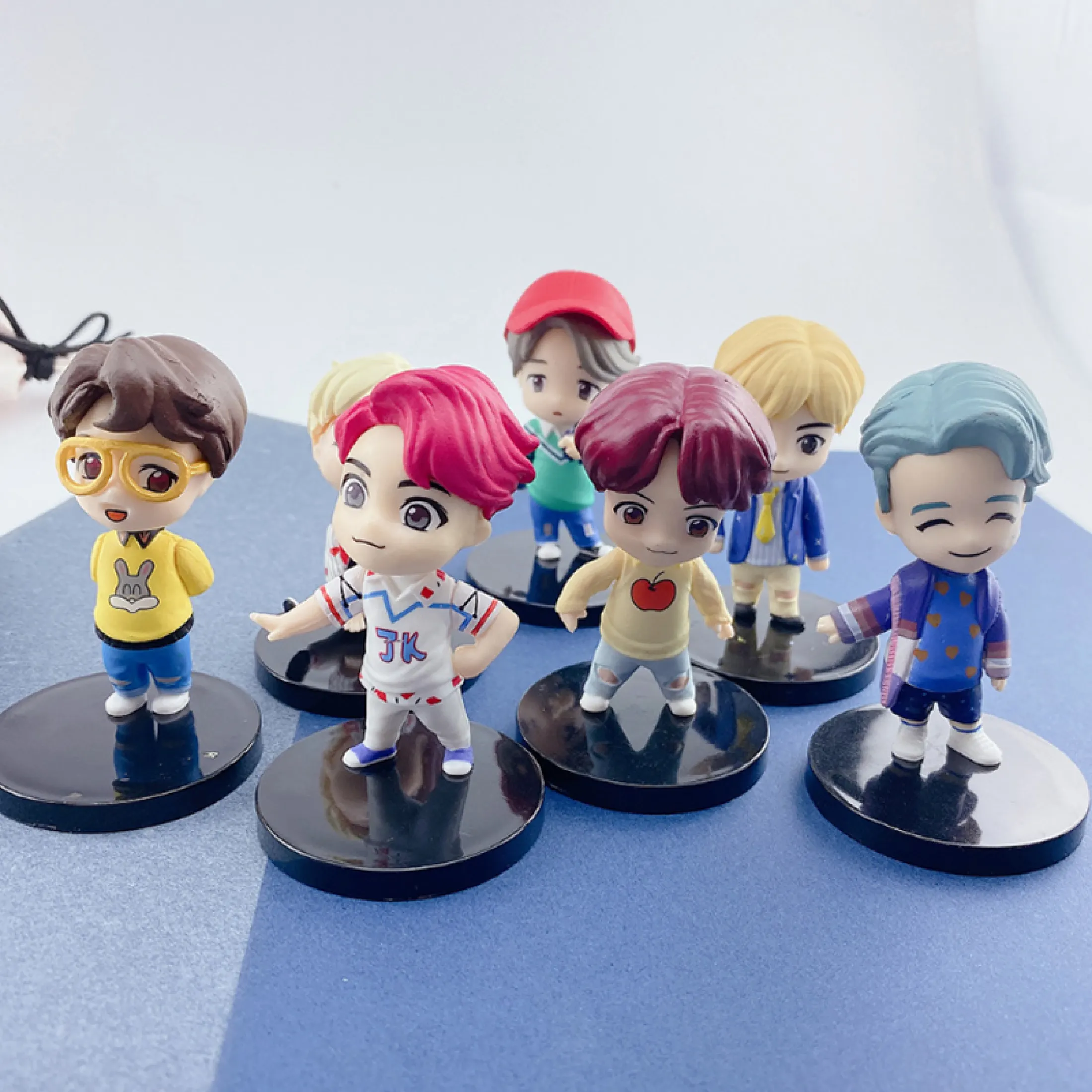 1 Set 7pcs Cute Kpop Btx Bangton Boys Figure Mini Model Collectible Doll Fan Gift Decor Anime Lazada Ph