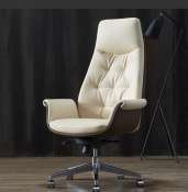 KRUZO DW Boss Faux Leather Office Chair with Lumbar Support