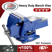 Swivel Bench Vise with Anvil - Heavy Duty PESKOE