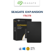 Seagate Expansion Portable Drive 1TB/2TB External HDD, Mac/Windows, USB