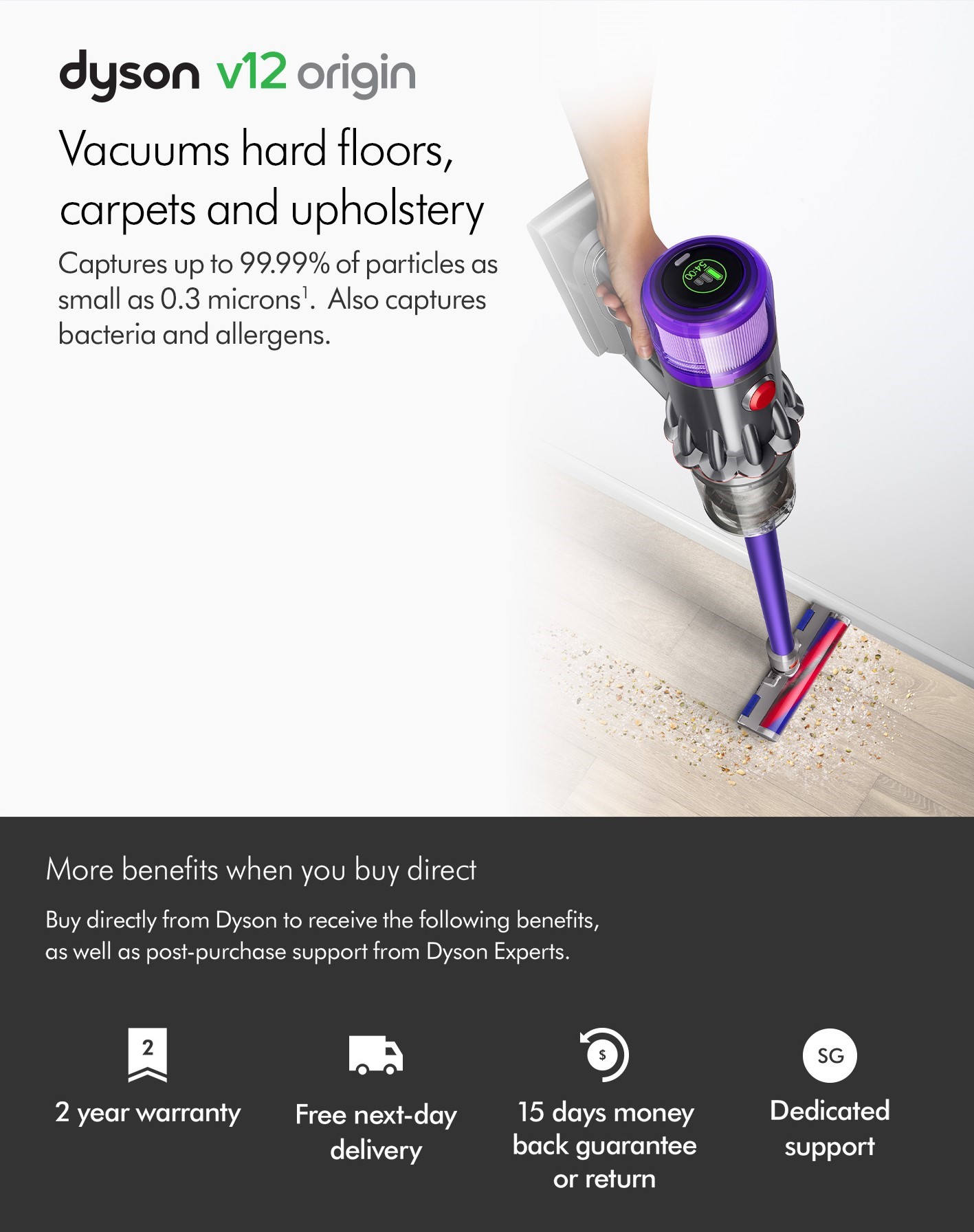 Dyson V12 Origin Cordless Vacuum Cleaner | ShopSM