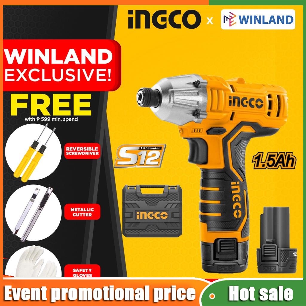 INGCO by Winland Lithium-Ion Impact Driver 12V CIRLI1201 ING-CT Lazada PH