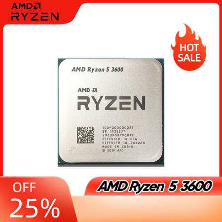 AMD Ryzen 5 3600 Six-Core CPU Processor, Socket AM4