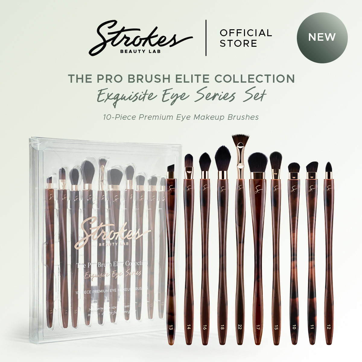 Discount on Strokes Beauty Lab  shoes - SKU: The Pro Brush Elite Collection: Exquisite Eye Series Set