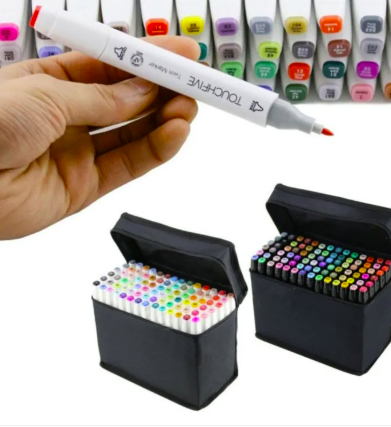 TouchFive Graphic Art Twin Nib Alcohol Ink Marker Set