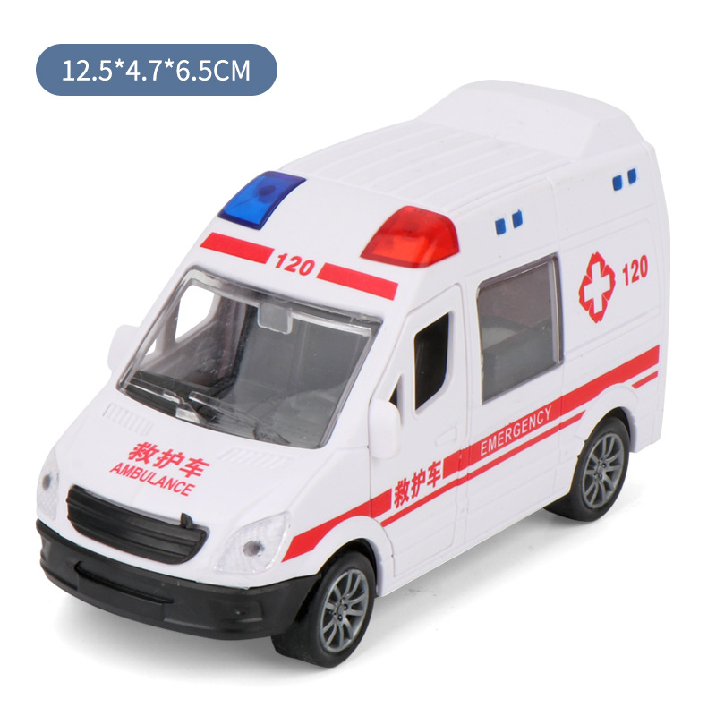 Toy To Enjoy Ambulance Toy Car With Light Siren Sound Effects Friction ...