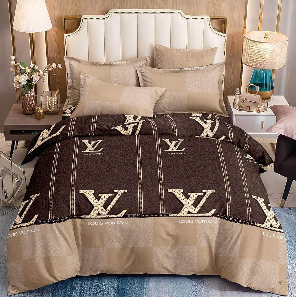 Bed matters - Serving😍😍😍 Louis Vuitton bedsheets at