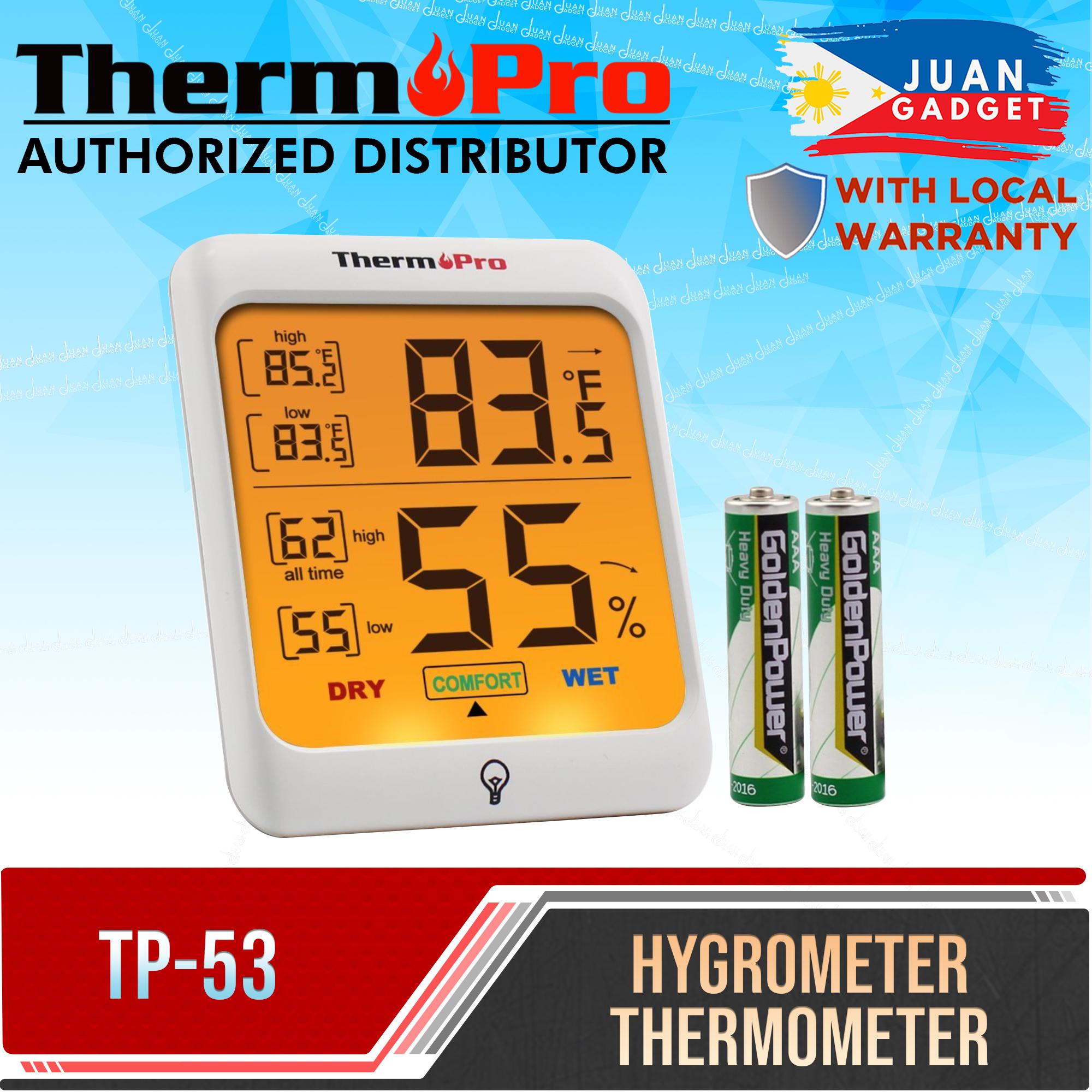 ThermoPro TP-17 Dual Probe Digital Cooking Meat Thermometer Large LCD  Backlight Food Grill Thermometer with Timer Mode for Smoker Kitchen Oven  BBQ, Silver - Shop - TexasRealFood