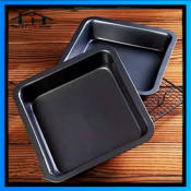 Non-Stick Square Cake Pan - Carbon Steel Baking Pan