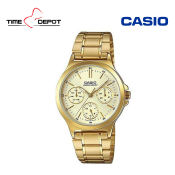 Casio Women's Gold Stainless Steel Watch with Metal Strap