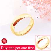 LS Jewelry Buy 1 Get 1 Stainless Steel Couple Rings