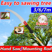 Telescoping Pole Saw for High Branch Pruning - 3/6/7M