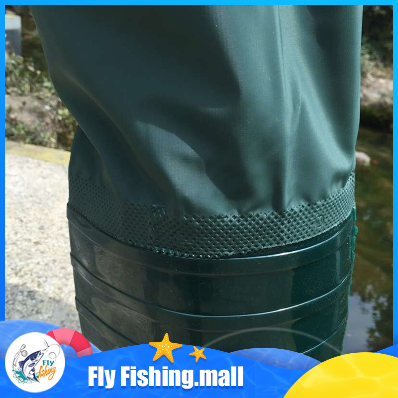 Wading Pants Thickened Waterproof Overalls With Rain Boots Fishing Pants  Farmland Pants