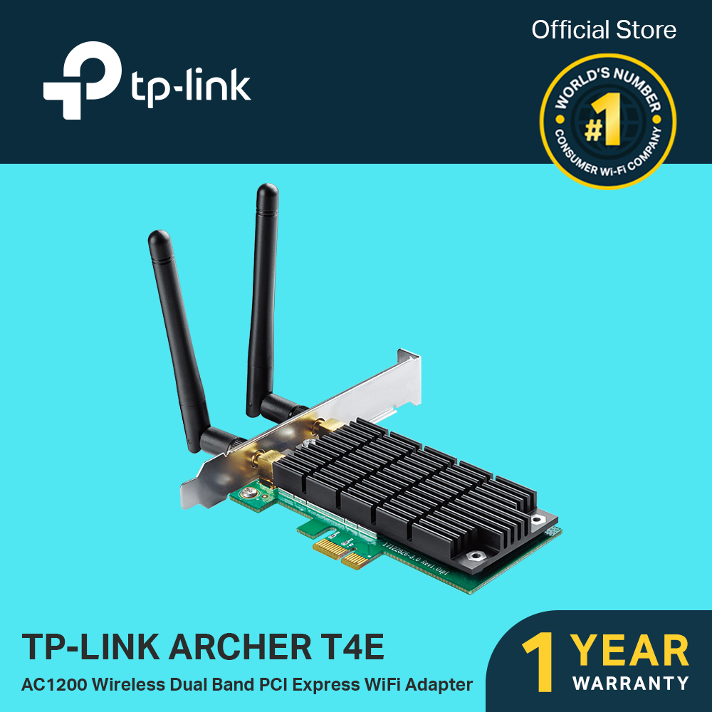 Adaptador Tarjeta Red Wifi Pci-exp Ac1200 Archer T4e Tp-link