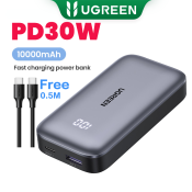 UGREEN 10000mAh PD 30W Fast Charge Powerbank for iPhones and Samsung