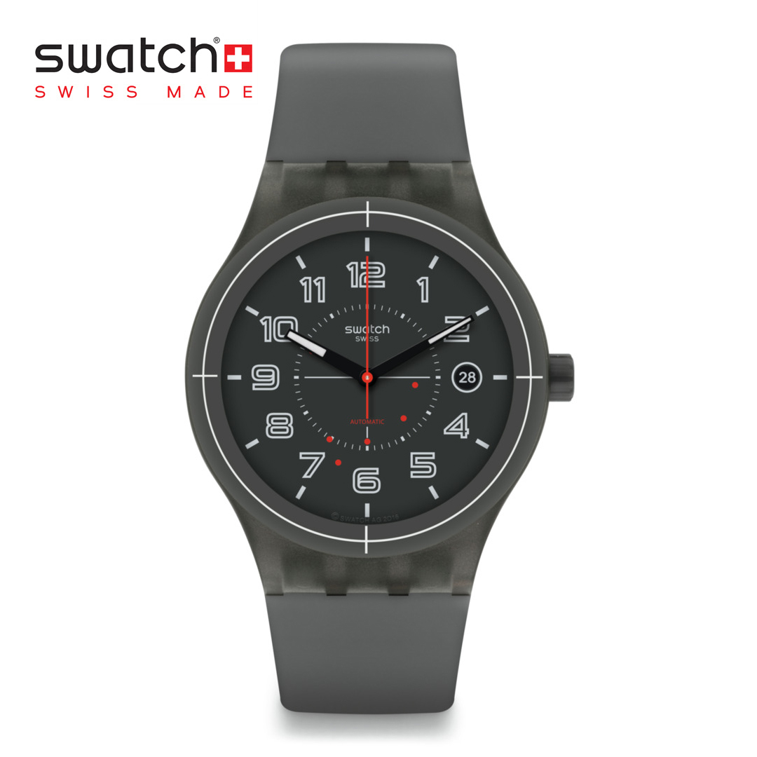 Swatch New Gent BLACK REBEL AGAIN SO29B706 Black Bio-Sourced Strap Watch