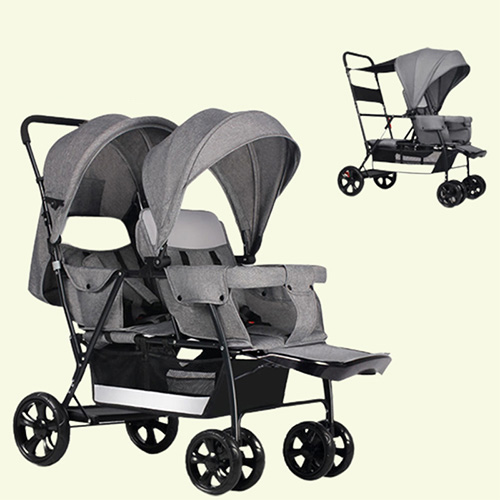 Mom Squad Tuc Tuc Stroller (Grey) - 0250637