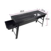 60cm Folding Charcoal BBQ Grill - Portable Outdoor Cooking