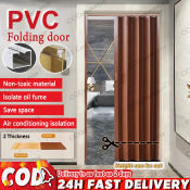 PVC Sliding Door for Warehouse, Bathroom, Kitchen - 