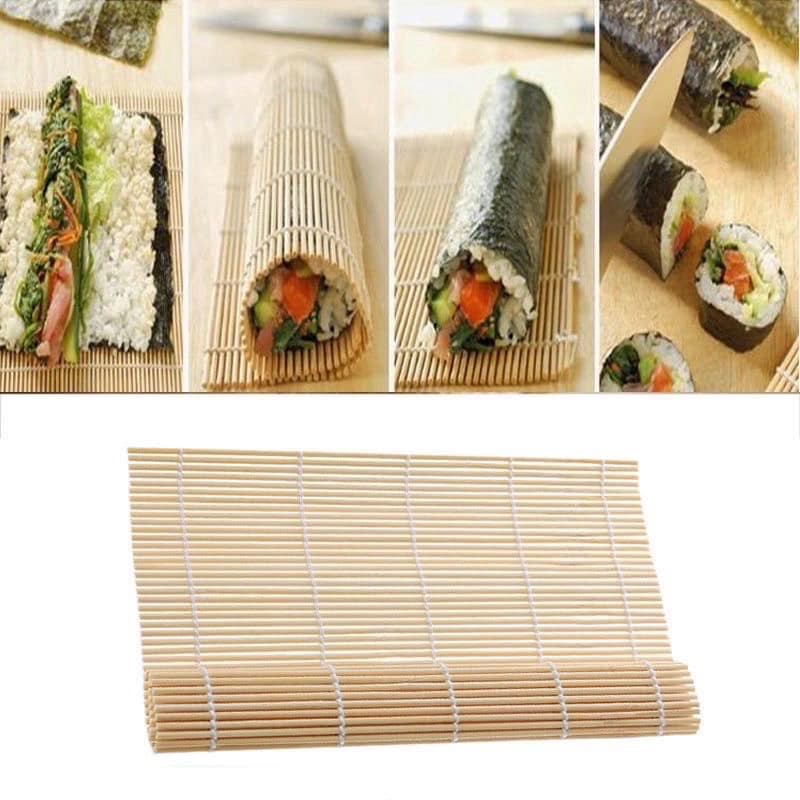 Natural bamboo sushi roll sushi curtain kimbap rice sushi bamboo