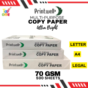 Printwell Bond Paper A4 - 500 sheets 70 gsm