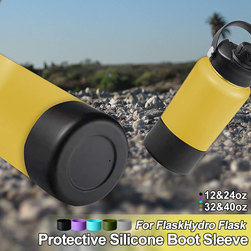 Anti-Slip Silicone Bottle Sleeve Kettle Boot For 12&24oz / 32&40oz