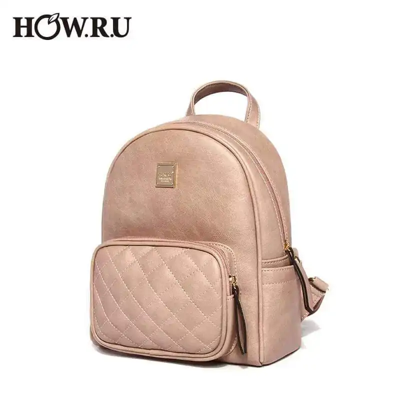 pink fashion backpack