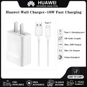 Huawei 18W Fast Charger with 3A Type C Cable