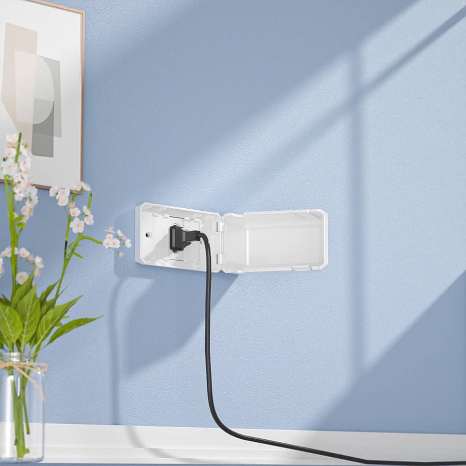 Baby Safety Electrical Outlet Cover Box Childproof Large Plug