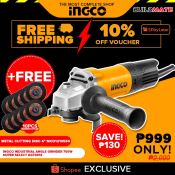 INGCO Industrial Angle Grinder for Grinding with BUILDMATE Quality