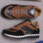 Valentino Brownblack Men and Women Shoes