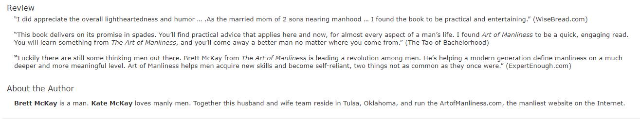 The Art of Manliness: Classic Skills and Manners for the Modern Man