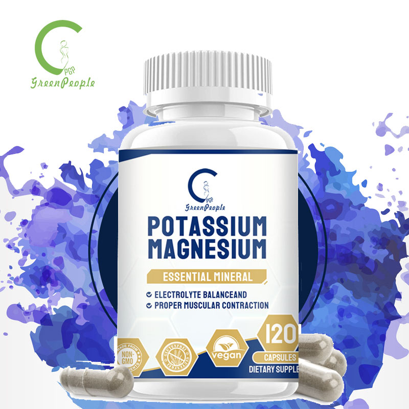 GPGP GreenPeople Bổ sung Kali Magiê – Kali 75mg + Magiê 150mg – Kali Citrate & Magiê Citrate hấp thụ dễ dàng – Hỗ trợ sức khỏe cơ, xương và tim