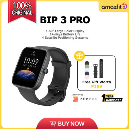 Amazfit BIP 3 Pro SmartWatch - Stylish and Feature-Packed