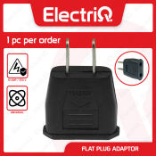 Electriq Round to AC Flat Plug Adapter