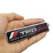 Toyota Trd Logo Aluminum Car Sticker Sports Badge C-18