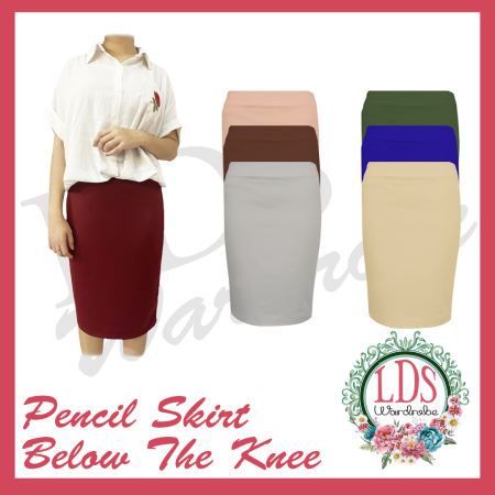 Lds - Pencil Skirt - Below The Knee