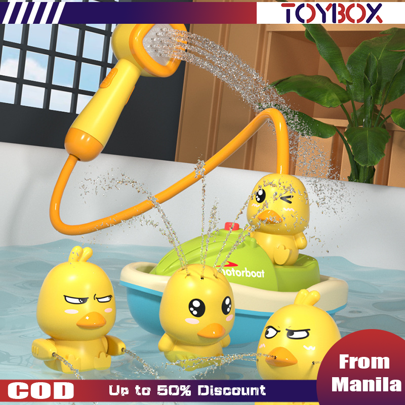 Bath Toys For Toddlers 1-3 Baby Bathtub Toys Duck Water Toys