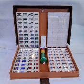 Mahjong set color Ivory Mahjong With Number size :L: 3.5cm* W :2..7cm H::2.0cm standard size