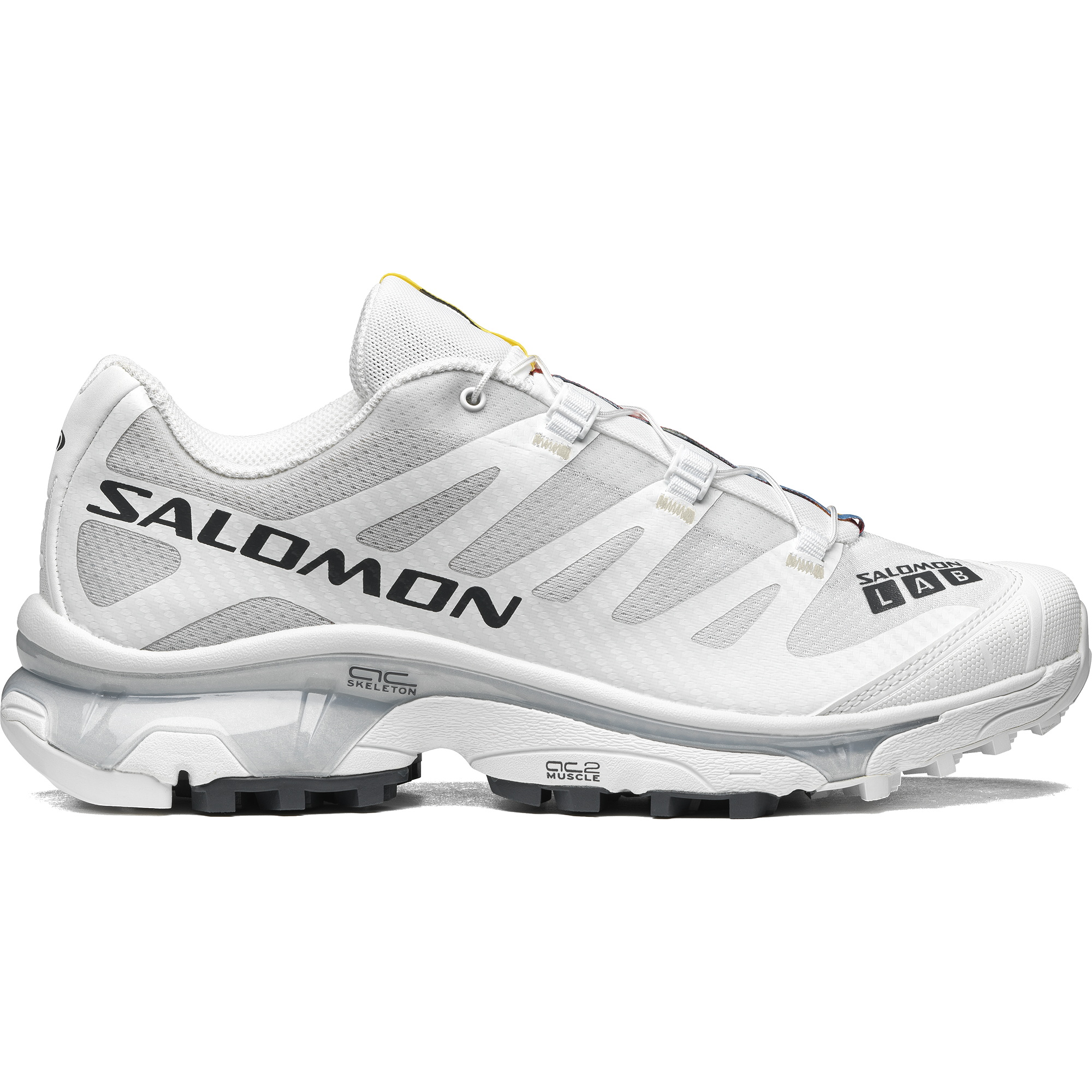 Discount on Salomon  shoes - SKU: Salomon Xt-4 Og Unisex Casual Shoes In White / Ebony / Lunar Rock