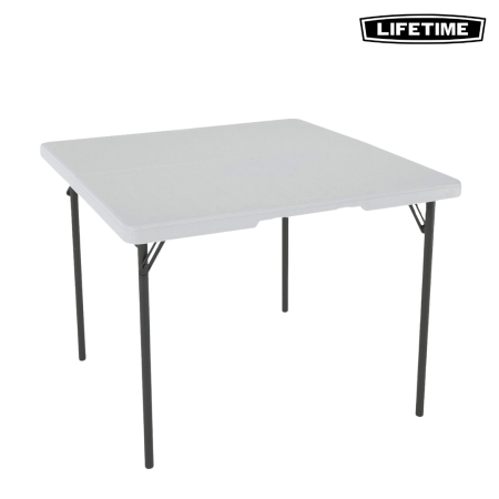 Lifetime USA 37x37 Inch White Table - Sustainable and Stylish