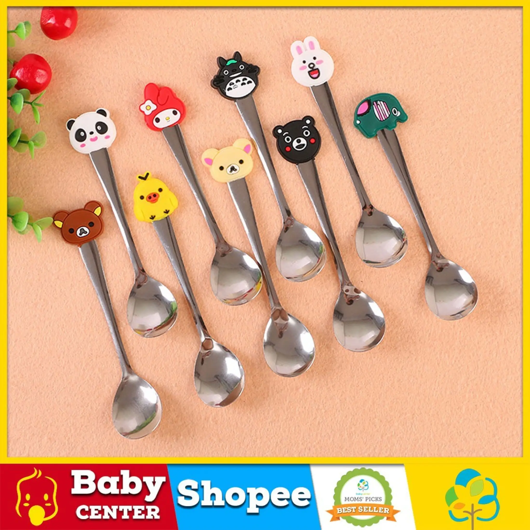 Bailey Baby Cute Cartoon Stainless Steel Spoon Character Cup Spoon 1pc Lazada Ph - roblox spoon gear