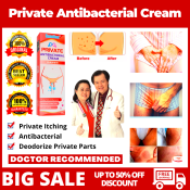 PRIVATE PART ANTIBACTERIAL CREAM - Itch Relief & Whitening Ointment